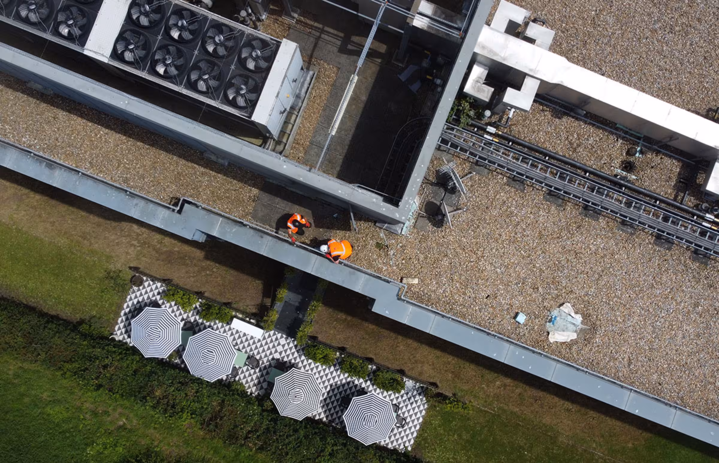 Hilton Reading - Drone photo
