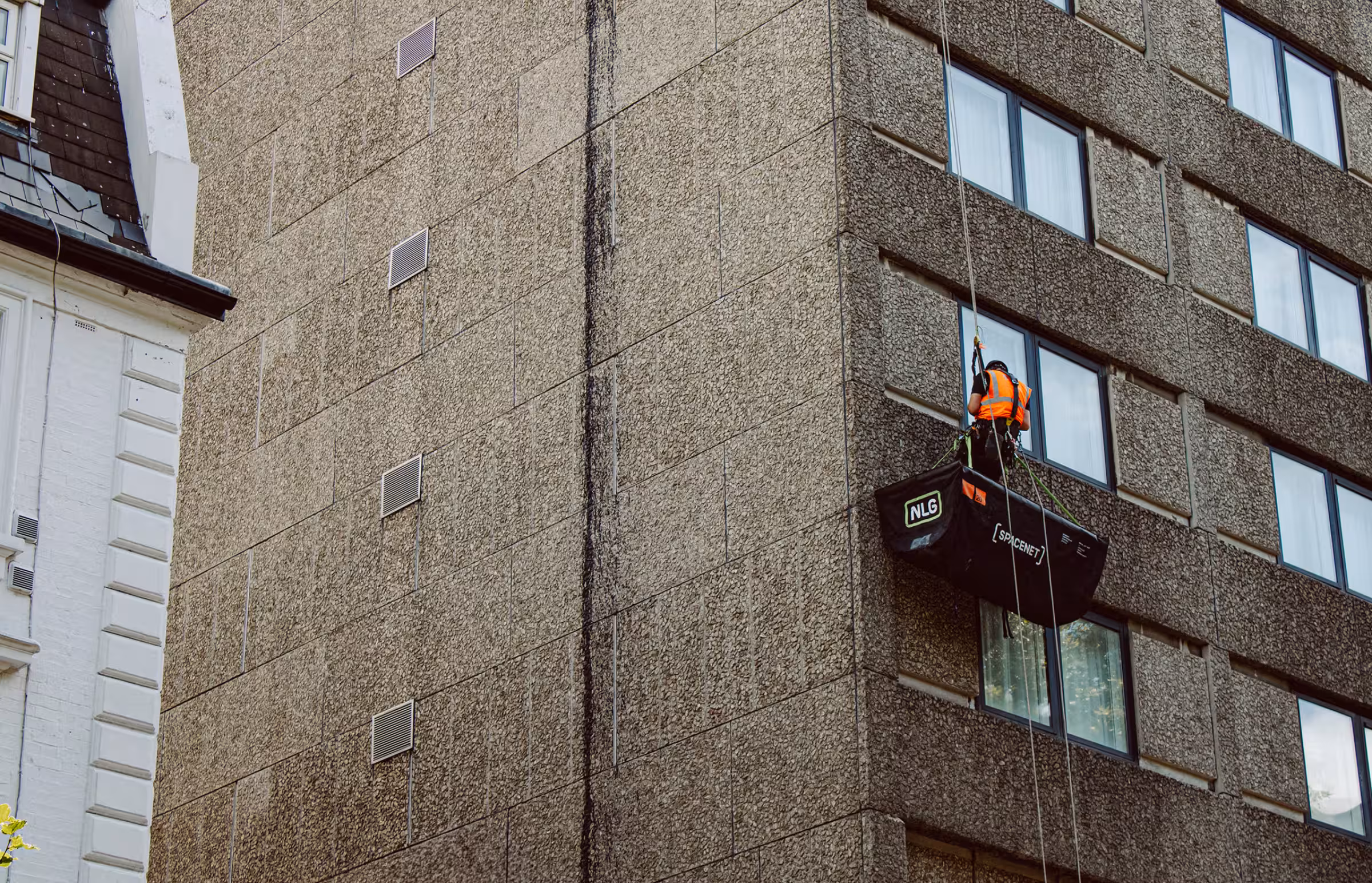 Hilton Olympia facade repairs