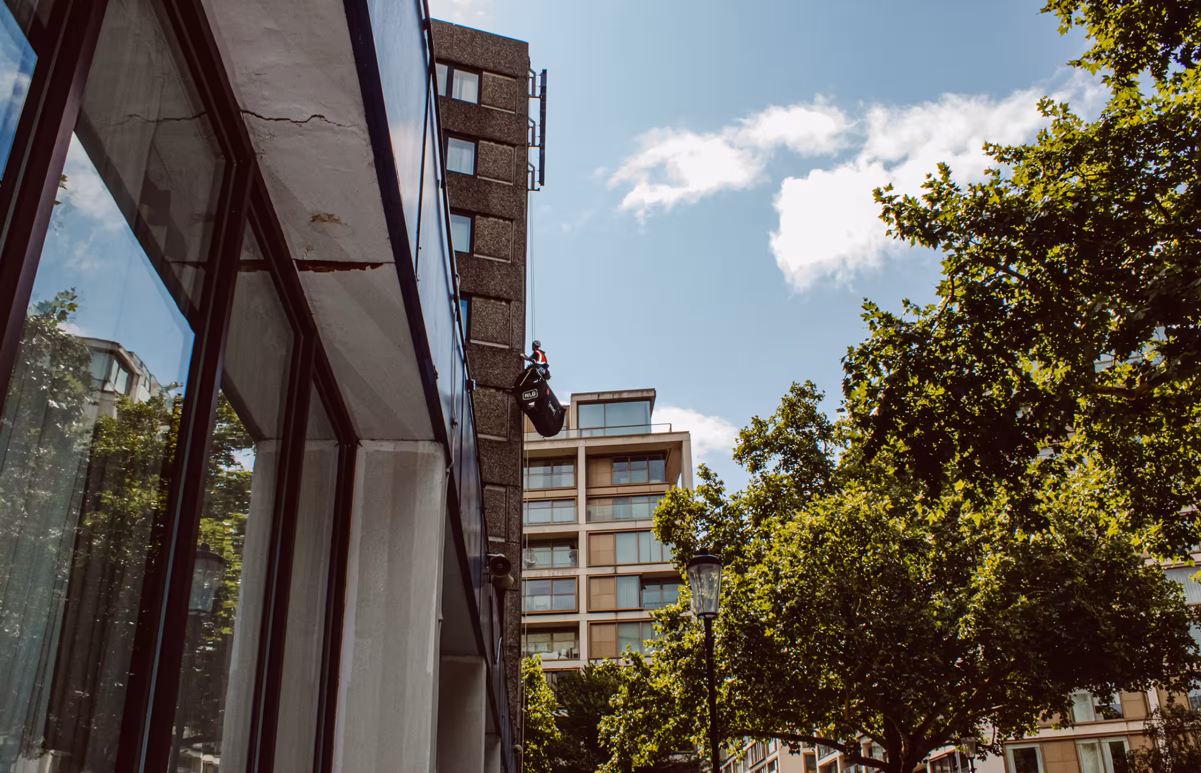 Hilton Olympia facade repairs