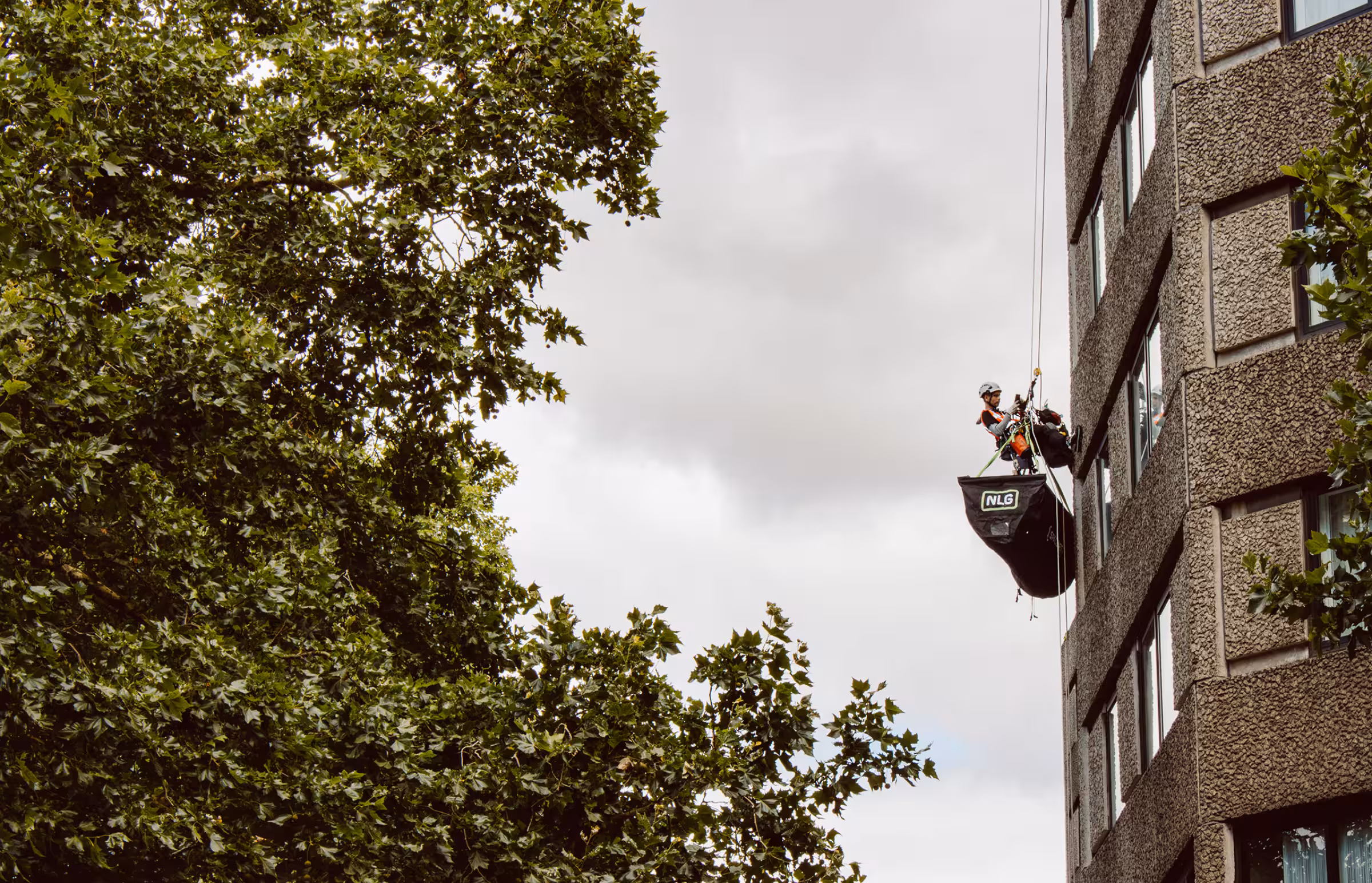 Hilton Olympia facade repairs