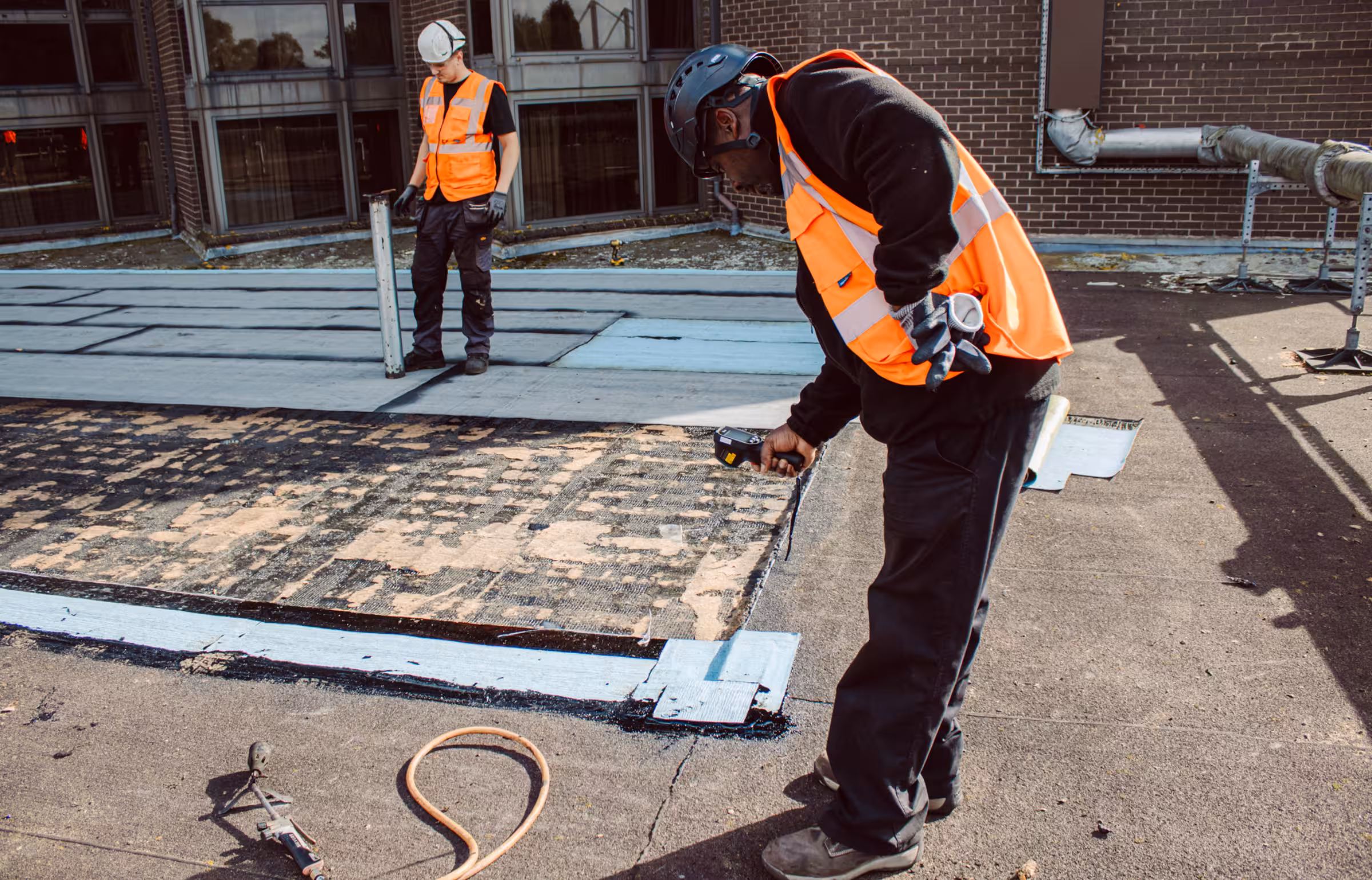 Safety checks on torched areas