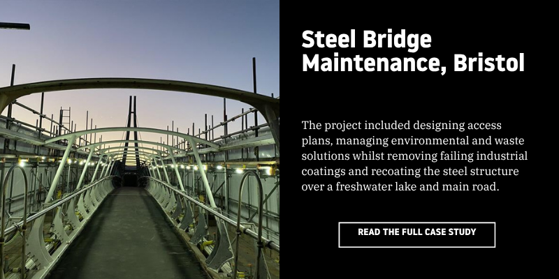 specialist access maintenance of a bridge