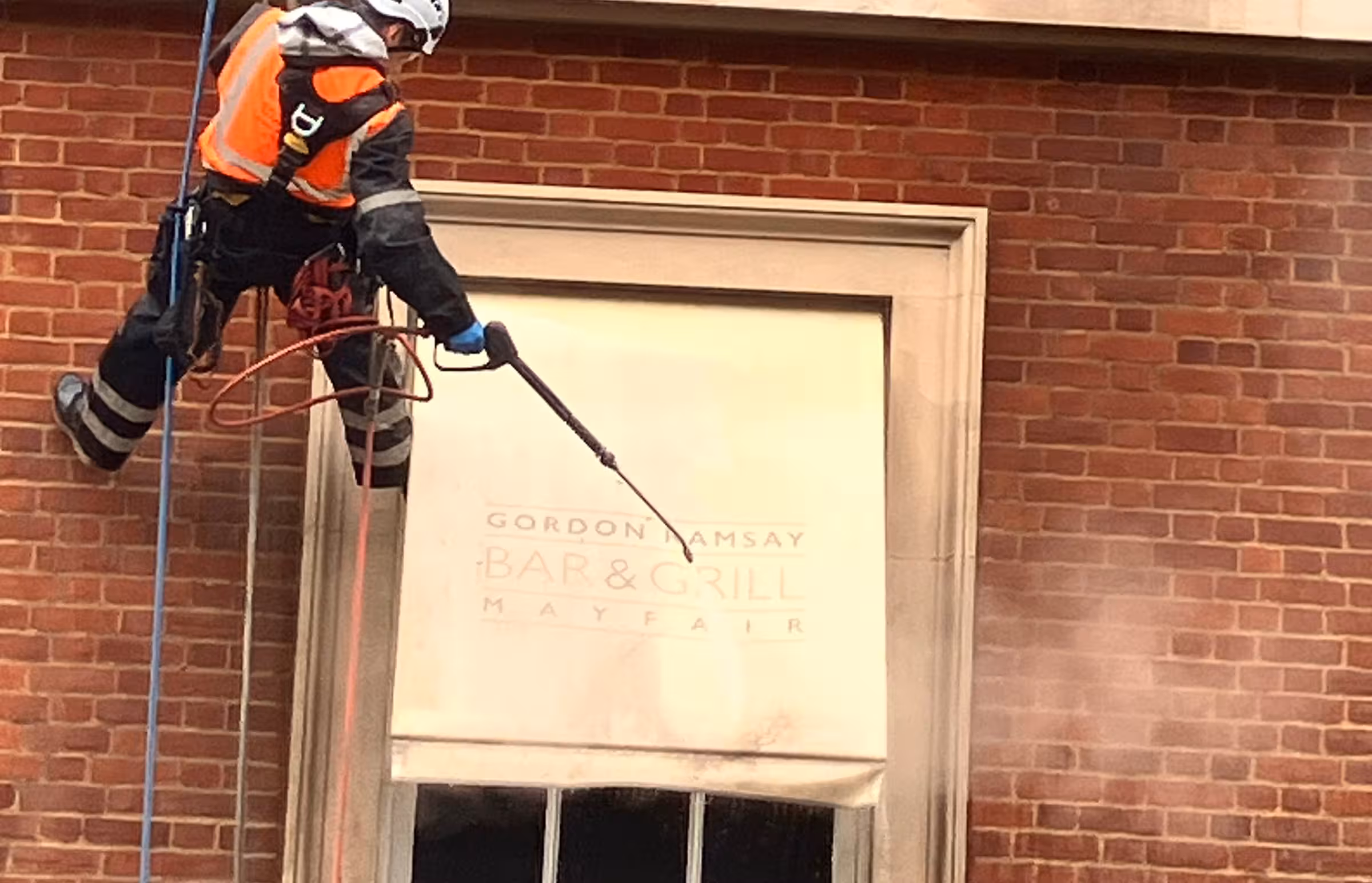 Cleaning Gordon Ramsay Bar and Grill London